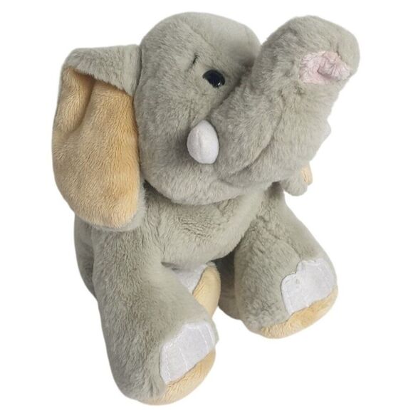 Ganz Velvety Elephant 10" Plush Super Soft Jungle Wild Animal Toy Webkinz HM167 - Picture 3 of 9